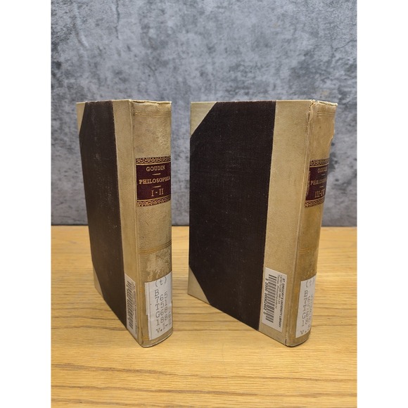 Philosophia - Goudin - 1886 Quarta Editio Vol.‎ 1-4 - Picture 2 of 11